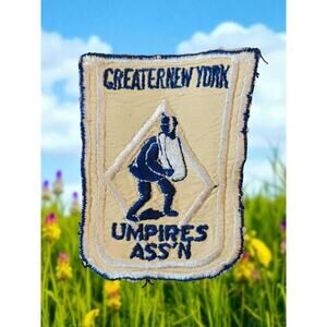 Vintage patch for the Greater New York Umpires Association